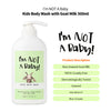 <I'm NOT Baby!> Kids Shower Gift Set 06 | Kids Shampoo, Hair Conditioner, Body Wash for Kids